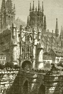 Burgos door French School