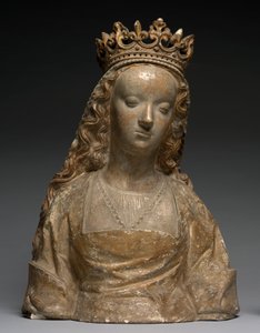Buste genaamd Anne de Bretagne, ca. 1500 door French School
