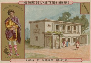 Byzantijns huis en kostuums