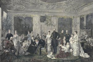 CHRISTIAN IX koning van Denemarken door French School