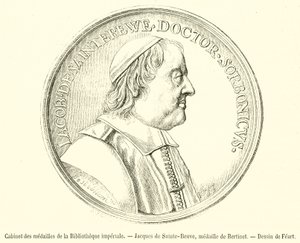 Kabinet van medailles van de keizerlijke bibliotheek, Jacques de Sainte-Beuve, medaille van Bertinet door French School