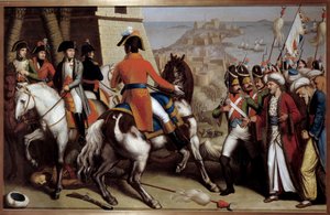 Campagne (Expeditie) van Egypte (1798-1801): Napoleon Bonaparte (1769-1821) bij Saint Jean d
