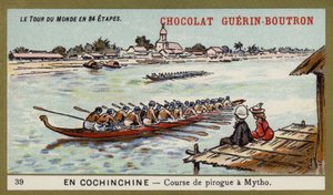 Kano race in Mytho, Cochinchina door French School