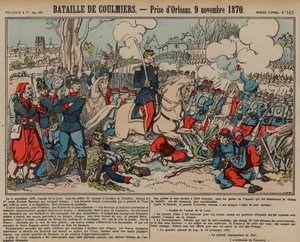 Inname van Orléans door de Fransen na de Slag bij Coulmiers, Frans-Duitse Oorlog, 9 november 1870