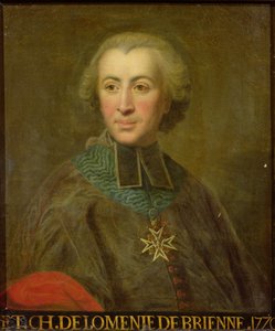 Kardinaal Etienne-Charles de Lomenie de Brienne (1727-94)