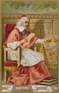 Kardinaal Richelieu door French School