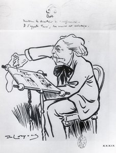Karikatuur van Gabriel Faure