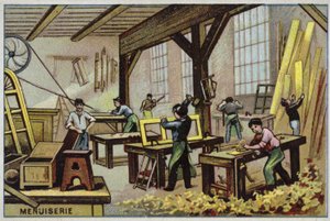 Timmerwerk door French School