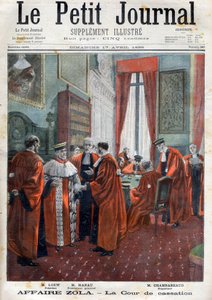 Dreyfus-affaire - Het Hof van Beroep tijdens de zaak, illustratie uit 
