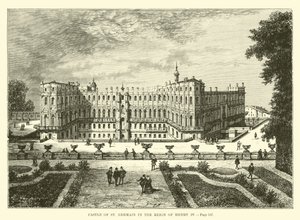 Kasteel van St. Germain tijdens het bewind van Hendrik IV door French School
