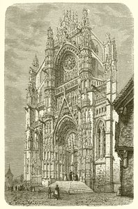 Kathedraal van Beauvais door French School