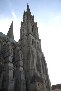 Kathedraal van Chartres, Noordgevel met het Klokpaviljoen door French School