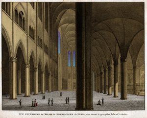 Kathedraal Notre Dame de Paris door French School