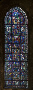 Kathedraal van Chartres, glas-in-lood: typologie passie door French School