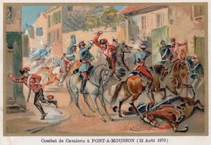 Cavaleriegevecht bij Pont-A-Mousson door French School