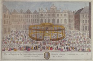 Vieringen in Lille ter ere van de geboorte van de Dauphin, 1781 door French School