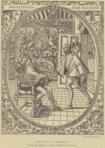 Stoel van koning Karel IX van Frankrijk, 16e eeuw door French School