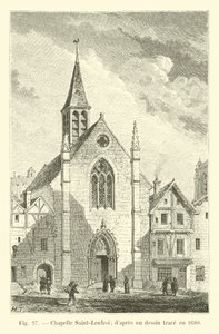 Kapel Saint-Leufroi door French School