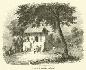 Kapel van Kussnacht, in Zwitserland door French School