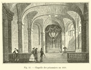 Kapel van de gevangenen in 1830