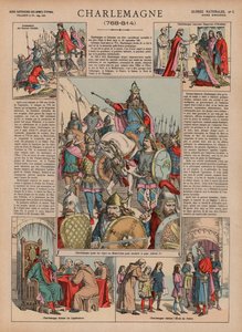 Karel de Grote, 768-814 door French School
