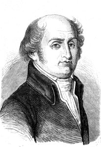 Charles Gilbert ROMME (1750-1795), Franse wiskundige, revolutionair en politicus. Gravure 1868 door French School