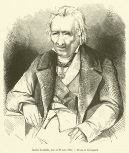 Charles Lacretelle, overleden op 28 maart 1855 door French School