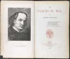 Charles Pierre Baudelaire, Les Fleurs du Mal door French School