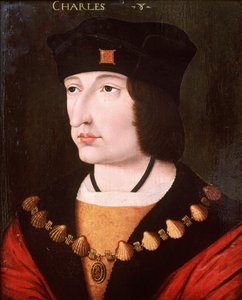 Karel VIII van Frankrijk door French School