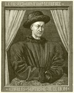 Karel VII door French School