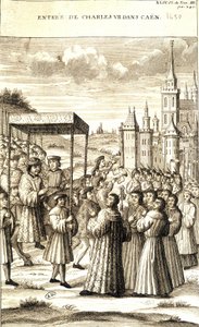Karel VII kwam Caen binnen in 1450 door French School