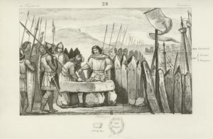 Karel de Dikke betaalt de Vikingen 700 zilverstukken om hun belegering van Parijs te staken, 886