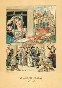 Charlotte Corday door French School