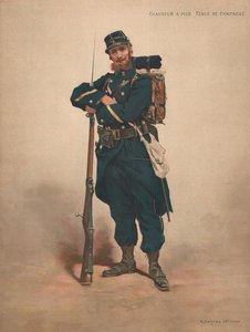 Voetjager, veldtenue door French School