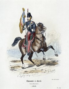 Jagers te paard: Vaandeldrager in 1854 - in 