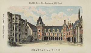 Kasteel van Blois, Blois, Loir-et-Cher door French School