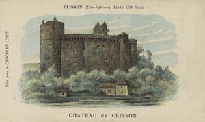 Kasteel van Clisson, Clisson, Loire-Inferieure door French School
