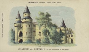 Kasteel van Grignols, Grignols, Dordogne door French School
