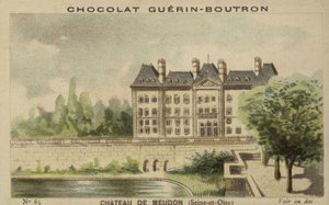 Kasteel van Meudon, Seine-et-Oise door French School