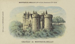 Kasteel van Montreuil-Bellay, Montreuil-Bellay, Maine-et-Loire door French School