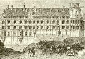 Chateau des Blois door French School