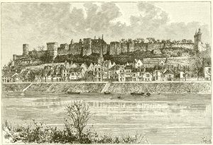 Kasteel van Chinon door French School