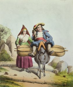 Kaasverkopers uit de Tarbes-regio, ca.1840