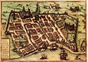Hoofdstad van de Keltische groep Bituriges Vivisci, Bordeaux, Frankrijk door French School
