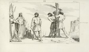 Childerik II, koning van de Franken door French School