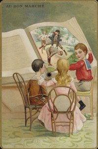 Kinderen Lezen Groot Boek door French School