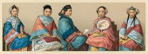 Chinese kostuum door French School