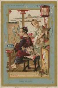 Chinese Lak door French School