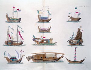 Chinese Schepen door French School