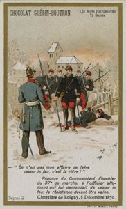 Chocolat Guerin-Boutron handelskaart, Historische Woorden serie